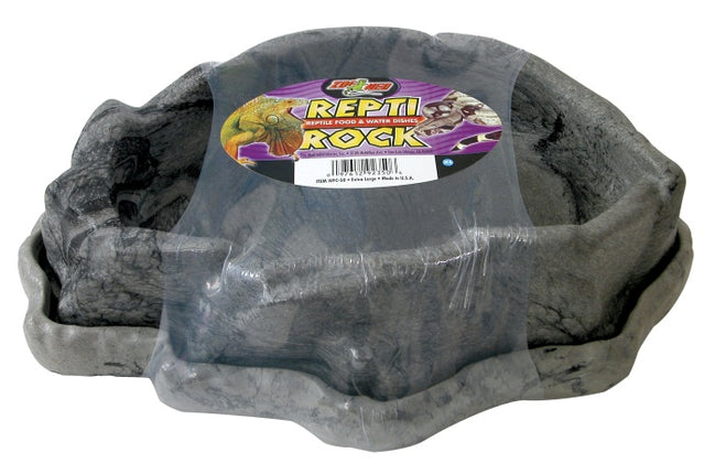 Repti Rock Combo Food/Water Dish X LG (X-Large) – Aquarium-Deko für das Aquarium bei AquascapingForLife