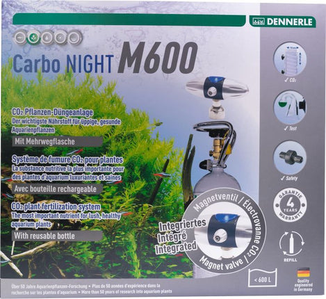 Dennerle Carbo NIGHT M600 – CO2-Zubehör für das Aquarium bei AquascapingForLife