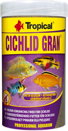 Tropical Cichlid Gran – Fischfutter für das Aquarium bei AquascapingForLife