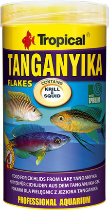 Tropical Tanganyika Flakes – Fischfutter für das Aquarium bei AquascapingForLife
