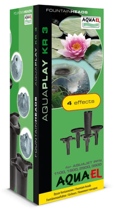Aquael Teichfontäne AQUAPLAY KR-3 Satz – Teichtechnik für das Aquarium bei AquascapingForLife