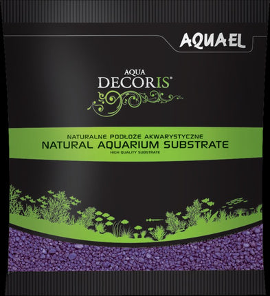 Aquael AQUA DECORIS Kies violett 2 - 3 mm (1 kg) – Bodengrund für das Aquarium bei AquascapingForLife