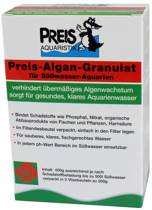 Preis Aquaristik Preis Algan-Granulat 400 g – Wasserzusätze/Dünger/Medikamente für das Aquarium bei AquascapingForLife