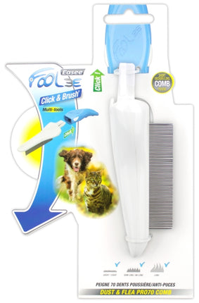 Foolee Easee M Dust & Flea Pro 70 Kamm – Fellpflege für das Aquarium bei AquascapingForLife