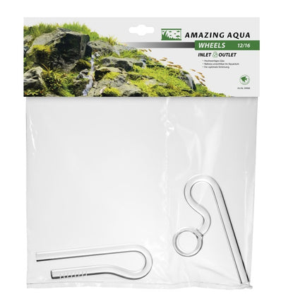 Amazing Aqua Glas Ein /Auslass Wheels – Schläuche & passendes Zubehör für das Aquarium bei AquascapingForLife