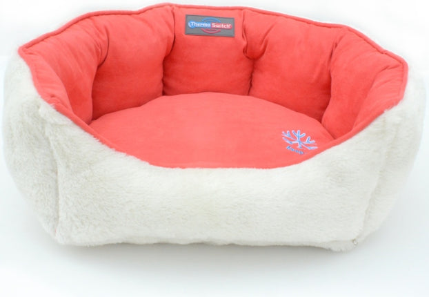 ThermoSwitch ANDROS Hundebett koralle/creme – Betten & Matten für das Aquarium bei AquascapingForLife