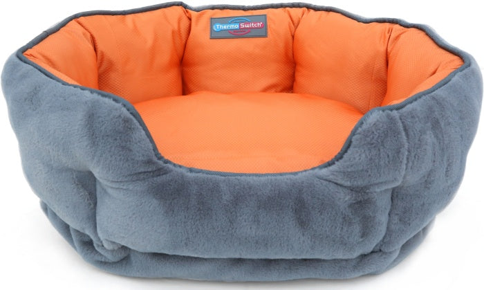 ThermoSwitch SANTORINI Hundebett orange/ – Restposten/Sonderposten für das Aquarium bei AquascapingForLife