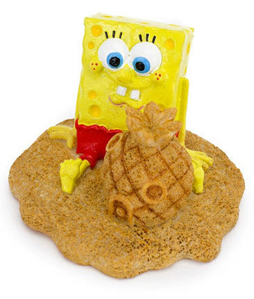Penn-Plax Spongebob & Ananashaus Sand (6,35 cm) – Ornamente und sonstige Dekoration für das Aquarium bei AquascapingForLife