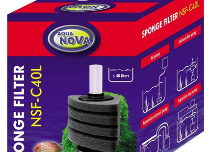 Aqua Nova Eck-Schwammfilter 40L - GarnelenTv-Shop