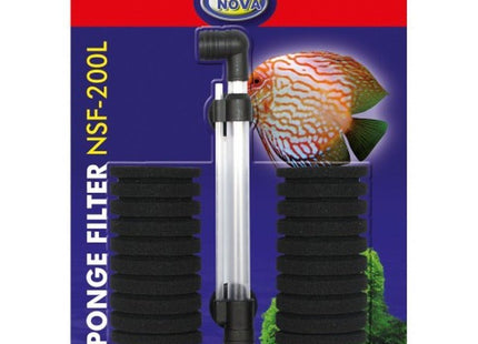 AquaNova - Luftheberfilter Aqua Nova doppelter Bio-Schwammfilter 200 L - GarnelenTv-Shop