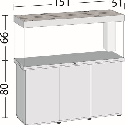 Juwel Aquarium Schrank SBX Rio – Ansicht 65