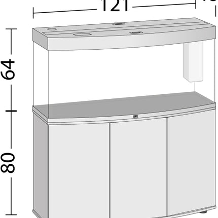 Juwel Aquarium Schrank SBX Vision – Ansicht 12