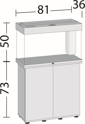 Juwel Aquarium Rio LED SBX Kombination – Ansicht 10