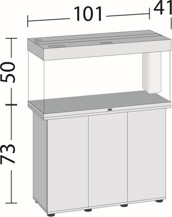 Juwel Aquarium Rio LED SBX Kombination – Ansicht 17