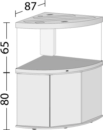 Juwel Aquarium Trigon LED SBX Kombination – Ansicht 15