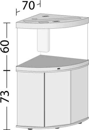 Juwel Aquarium Trigon LED SBX Kombination – Ansicht 9