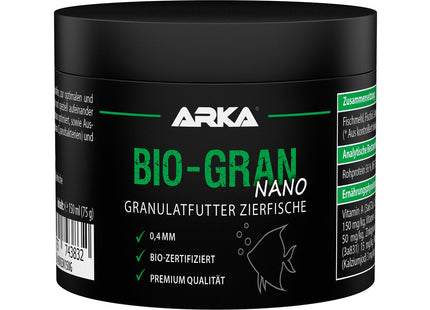 ARKA BIO GRAN NANO - Granulatfutter für Zierfische -  Granulatfutter Zierfische (Nano Futter)