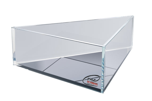 Me EcoShape Triangle Glasschale Optiwhite 20 x 20 x 8 cm [P2] – Nagerzubehör für das Aquarium bei AquascapingForLife