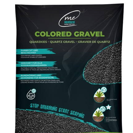 Me Colored Gravel Obsidian Black 2 – Bodengrund für das Aquarium bei AquascapingForLife