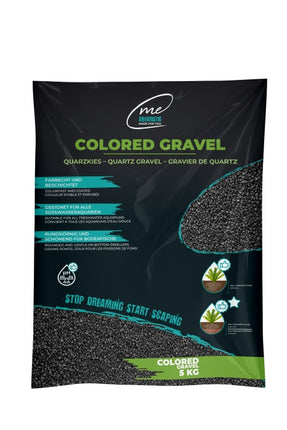 Me Colored Gravel Obsidian Black 2 – Bodengrund für das Aquarium bei AquascapingForLife