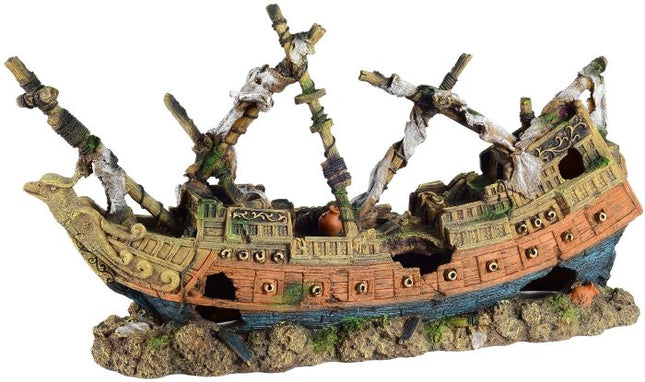 Aquatlantis versunkenes Schiff groß – Ornamente und sonstige Dekoration für das Aquarium bei AquascapingForLife