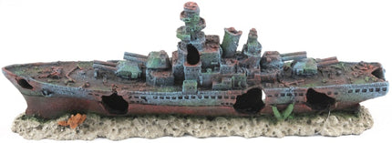 Aquatlantis Zerstörer Schiff klein – Ornamente und sonstige Dekoration für das Aquarium bei AquascapingForLife