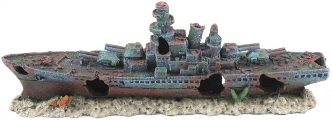 Aquatlantis Zerstörer Schiff klein – Ornamente und sonstige Dekoration für das Aquarium bei AquascapingForLife