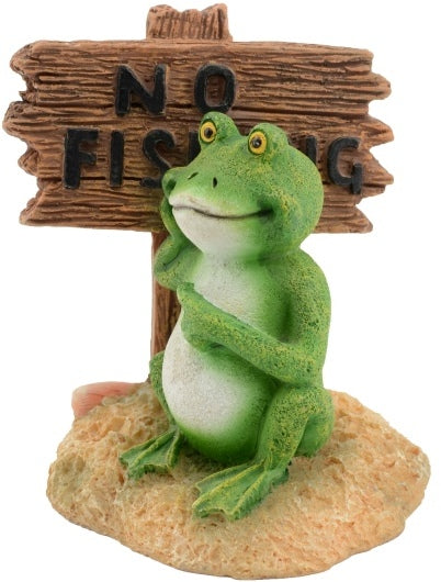 Aquatlantis Frosch No Fishing – Ornamente und sonstige Dekoration für das Aquarium bei AquascapingForLife