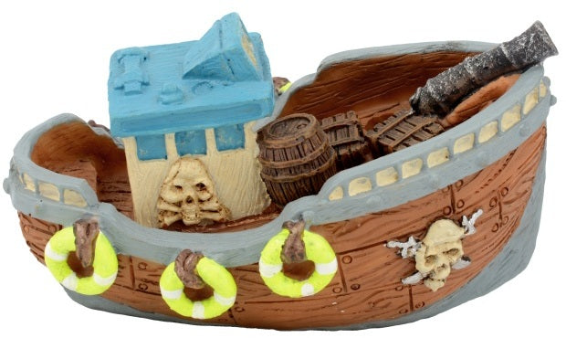 Aquatlantis Piratenboot – Ornamente und sonstige Dekoration für das Aquarium bei AquascapingForLife