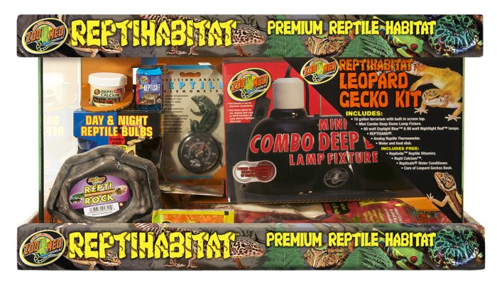ReptiHabitat Leopard Gecko Kit (51 x 25 x 30 cm) – Terrarien & Schränke für das Aquarium bei AquascapingForLife