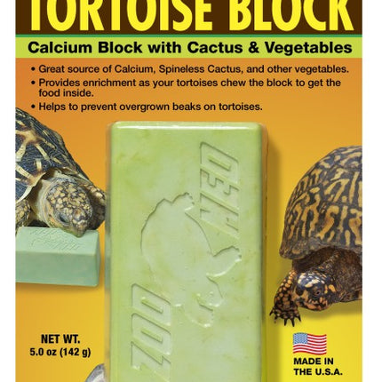 Tortoise Block mit Opuntia Kaktus – Fischfutter für das Aquarium bei AquascapingForLife