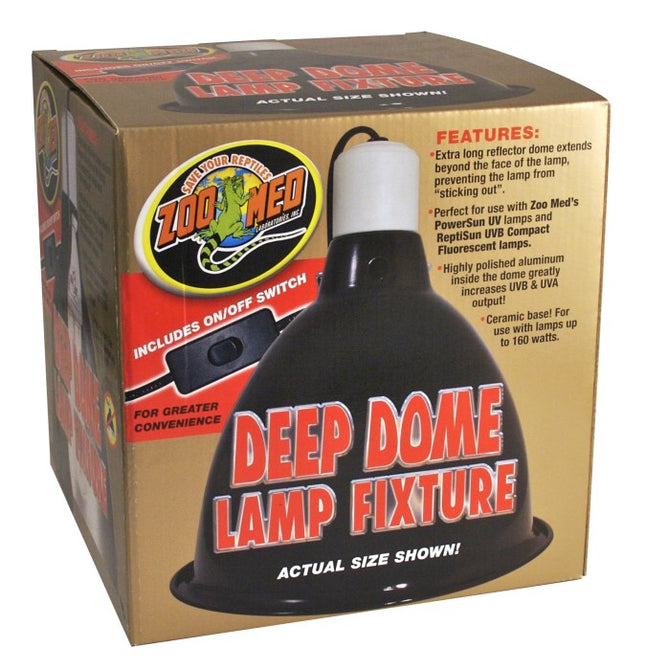 Repti Deep Dome Lampenfassung (max. 160 W) – Aquarium-Beleuchtung für das Aquarium bei AquascapingForLife