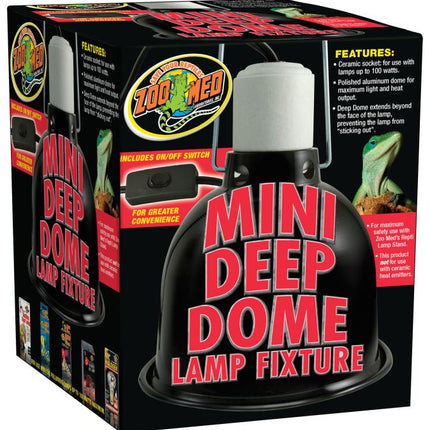 Mini Deep Dome Lampenfassung (max. 100 W) – Aquarium-Beleuchtung für das Aquarium bei AquascapingForLife