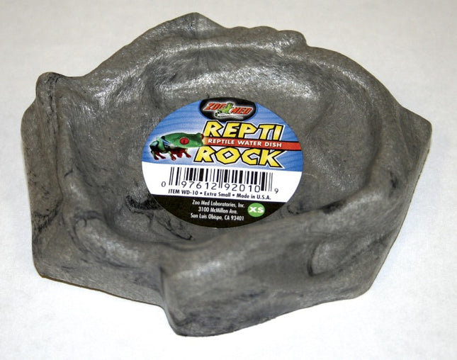 Repti Rock Water Dish X SM (X-Small) – Zubehör Terraristik (Heizsysteme/Deko/Sonstiges) für das Aquarium bei AquascapingForLife
