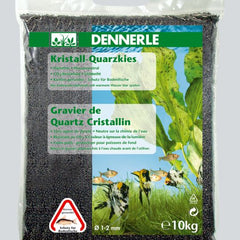Dennerle Kristall-Quarzkies schiefergrau 1-2 mm (10 kg) – Bodengrund für das Aquarium bei AquascapingForLife