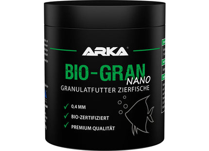 ARKA BIO GRAN NANO - Granulatfutter für Zierfische -  Granulatfutter Zierfische (Nano Futter)