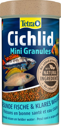 Tetra Cichlid Mini Granules (250 ml) – Fischfutter für das Aquarium bei AquascapingForLife