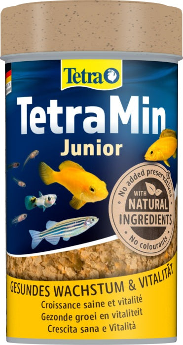TetraMin junior (100 ml) – Fischfutter für das Aquarium bei AquascapingForLife