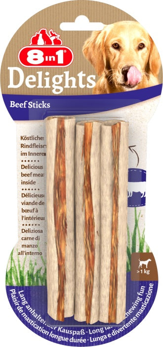 Tetra 8in1 Delights Beef Kausticks (3 Stück) – Futter & Fütterung für das Aquarium bei AquascapingForLife