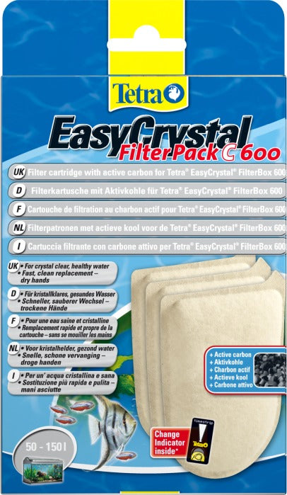 Tetra EasyCrystal Filter Pack 600C – Ersatzteil für das Aquarium bei AquascapingForLife