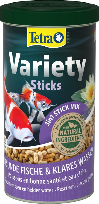 Tetra Pond Variety Sticks (1 L) – Fischfutter für das Aquarium bei AquascapingForLife