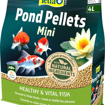 Tetra Pond Pellets Mini (4 L) – Fischfutter für das Aquarium bei AquascapingForLife