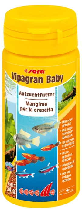 Sera Vipagran Baby Nature 50 ml (24 g) – Fischfutter für das Aquarium bei AquascapingForLife