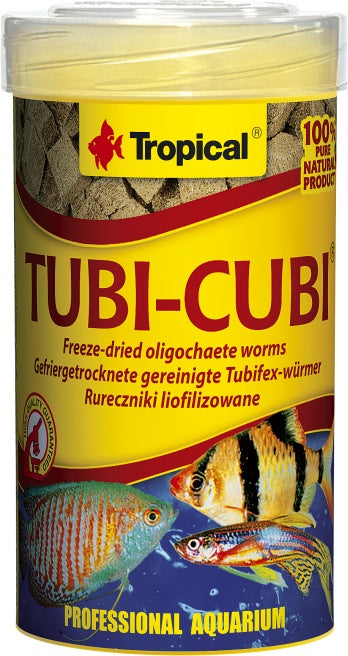 Tropical FD Tubi Cubi (100 ml) – Fischfutter für das Aquarium bei AquascapingForLife