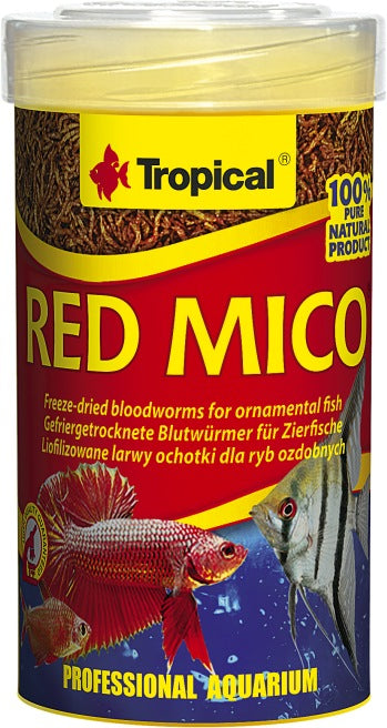 Tropical FD Red Mico (100 ml) – Fischfutter für das Aquarium bei AquascapingForLife