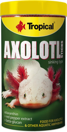 Tropical Axolotl Sticks (250 ml) – Fischfutter für das Aquarium bei AquascapingForLife