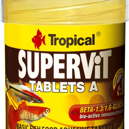 Tropical Supervit Tablets A – Fischfutter für das Aquarium bei AquascapingForLife