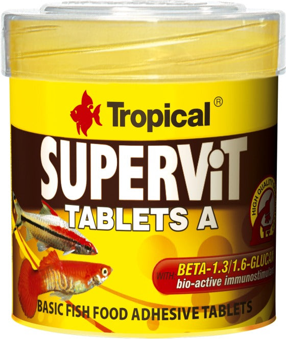 Tropical Supervit Tablets A – Fischfutter für das Aquarium bei AquascapingForLife