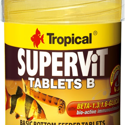 Tropical Supervit Tablets B – Fischfutter für das Aquarium bei AquascapingForLife