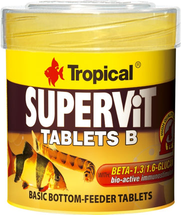 Tropical Supervit Tablets B – Fischfutter für das Aquarium bei AquascapingForLife